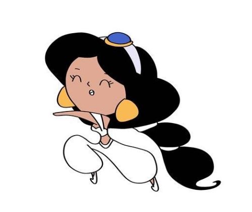 动画女孩怎么画 茉莉公主简笔画怎么画图片