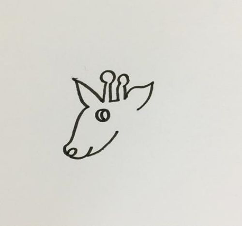长颈鹿简笔画可爱一步一步教学 长颈鹿简笔画彩色简单