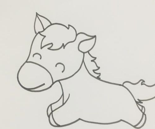 小马简笔画怎么画 小马简笔画图片大全简单可爱-素描自学网 小马简笔画怎么画 小马简笔画图片大全简单可爱