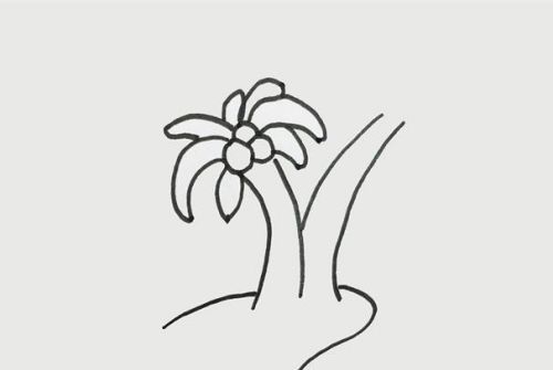 海滩简笔画图片大全彩色 海边风景简笔画怎么画