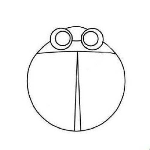 七星瓢虫简笔画简单又帅气 七星瓢虫简笔画儿童画教程