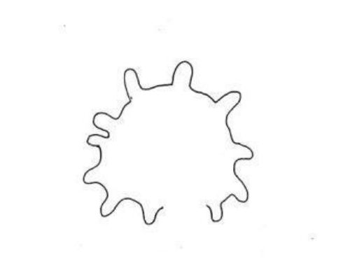 病毒简笔画图片大全可爱又漂亮 病毒简笔画怎么画