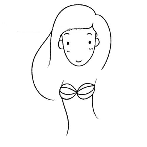 美人鱼怎么画 美人鱼简笔画幼儿园教学步骤