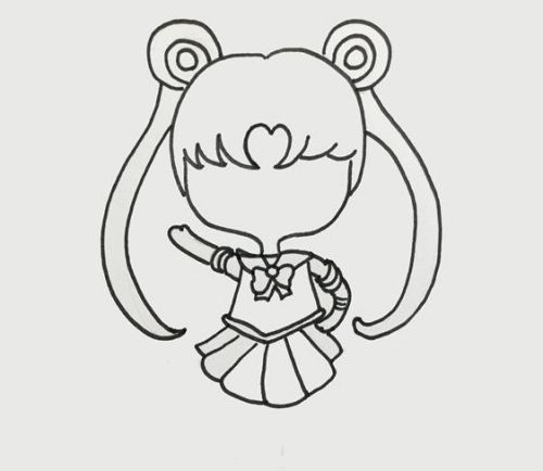 动画女孩月亮公主怎么画 月亮公主简笔画简单又漂亮