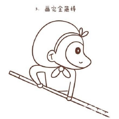 孙悟空简笔画简单又帅气 孙悟空简笔画儿童画教程