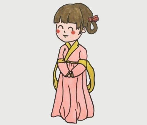 古代女子简笔画简单又漂亮 古代女子全身简笔画怎么画简单又好看