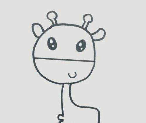 长颈鹿简笔画幼儿园怎么画 长颈鹿简笔画带颜色步骤图-素描自学网 长颈鹿简笔画幼儿园怎么画 长颈鹿简笔画带颜色步骤图