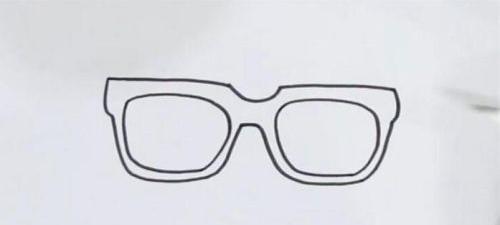 简单漂亮眼镜简笔画画法 可爱眼镜简笔画怎么画