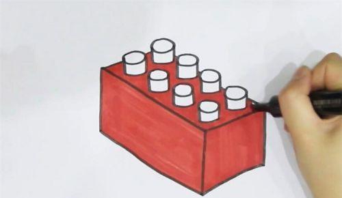乐高简笔画怎么画 乐高简笔画儿童画步骤教程