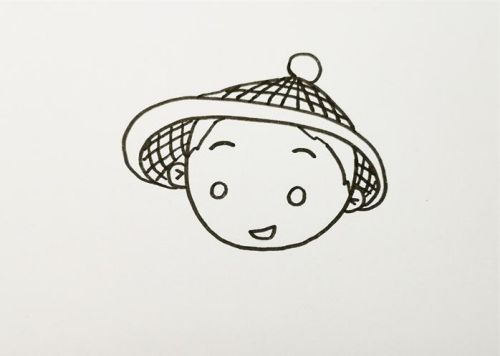 彩色可爱渔民简笔画步骤 简单渔民简笔画怎么画