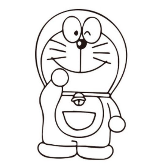 叮当猫儿童画简笔画怎么画 卡通人物叮当猫简笔画教程