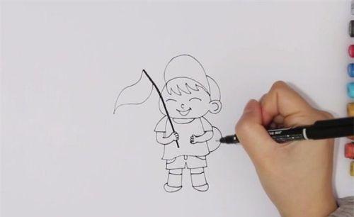 可爱又简单导游简笔画怎么画 卡通导游简笔画教程