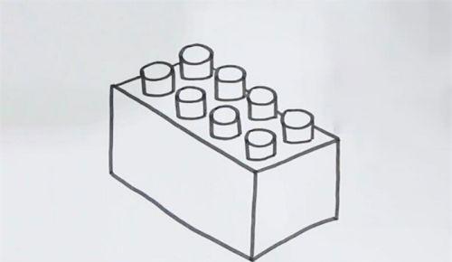 乐高简笔画怎么画 乐高简笔画儿童画步骤教程