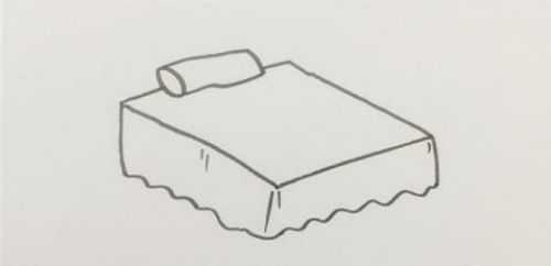 简单又漂亮卧室简笔画怎么画 立体彩色卧室简笔画画法