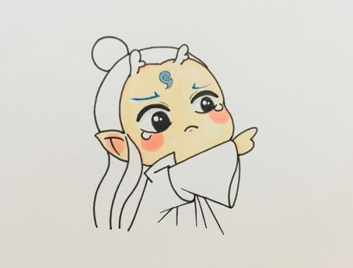 哪吒敖丙简笔画怎么画 敖丙简笔画一步一步教程