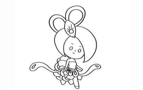 彩色孔雀公主简笔画怎么画 简单又漂亮孔雀公主简笔画教程