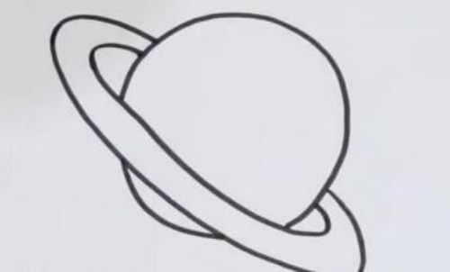 简单小星球简笔画怎么画 小星球简笔画儿童步骤教程