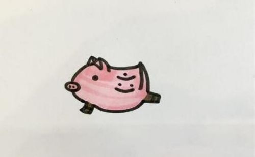 可爱小猪简笔画怎么画 简单呆萌小猪简笔画教程