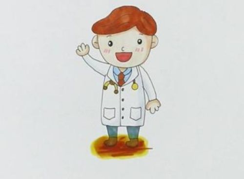 人物医生简笔画步骤图 简单又漂亮医生简笔画怎么画
