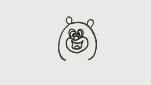 可爱简单熊二简笔画怎么画 彩色熊二简笔画教学步骤
