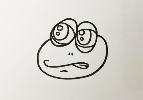 可爱青蛙简笔画简单画法 漂亮青蛙简笔画怎么画