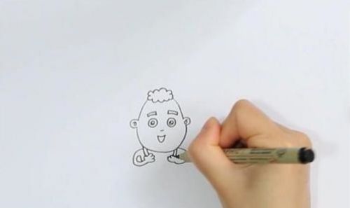 卡通跳伞简笔画怎么画 带颜色跳伞简笔画绘画教程