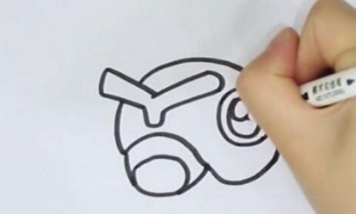 绿颜色毛毛虫简笔画怎么画 彩色毛毛虫简笔画步骤图解