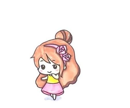 处女座简笔画怎么画 处女座简笔画可爱卡通少女教程