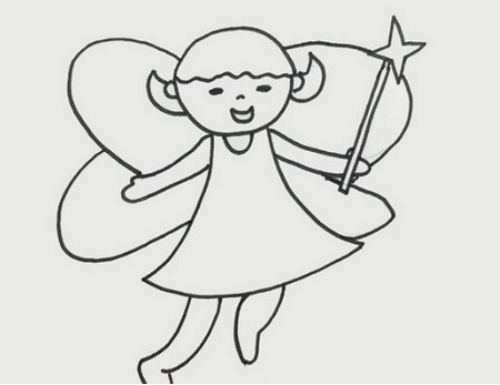 可爱仙女简笔画绘画步骤 简单又漂亮仙女简笔画怎么画