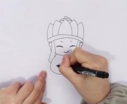 简单又帅气唐僧简笔画怎么画 卡通唐僧简笔画教程-素描自学网 简单又帅气唐僧简笔画怎么画 卡通唐僧简笔画教程