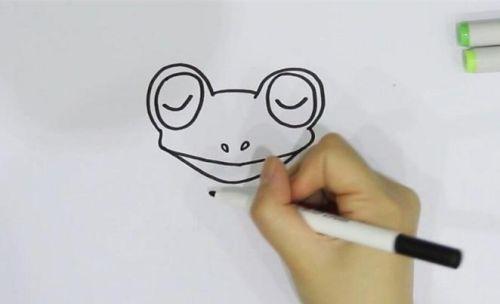 青蛙简笔画儿童画步骤 彩色简单青蛙简笔画怎么画