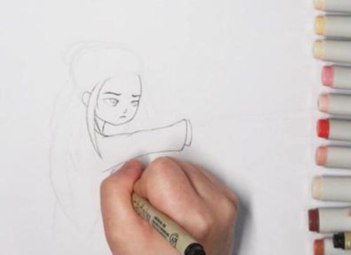 彩色紫霞仙子简笔画教程 q版紫霞仙子简笔画怎么画
