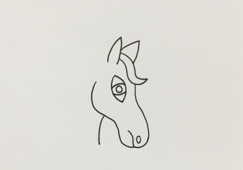 可爱马儿童简笔画绘画步骤 简单又漂亮马简笔画怎么画-素描自学网 可爱马儿童简笔画绘画步骤 简单又漂亮马简笔画怎么画