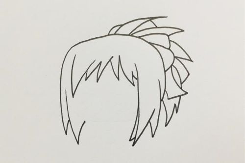 卡通动漫女孩简笔画步骤 可爱动漫女孩全身简笔画怎么画