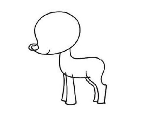 可爱梅花鹿简笔画儿童画怎么画 简单梅花鹿简笔画步骤