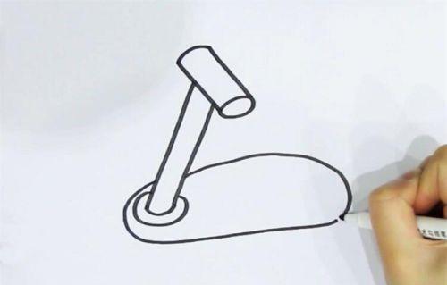 滑板车简笔画幼儿园画法教程 简单滑板车简笔画怎么画