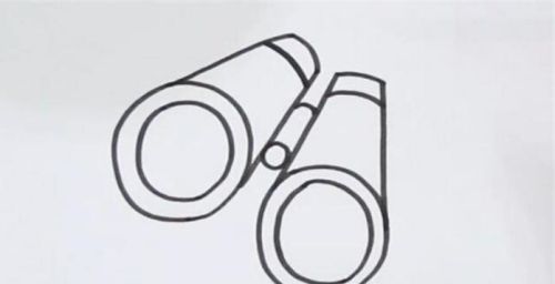 彩色望远镜简笔画绘画步骤 简单望远镜简笔画怎么画