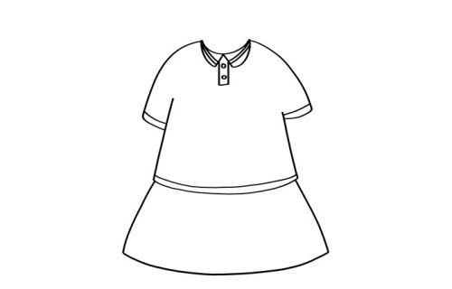 好看的女生校服简笔画怎么画 夏季的校服简笔画教程