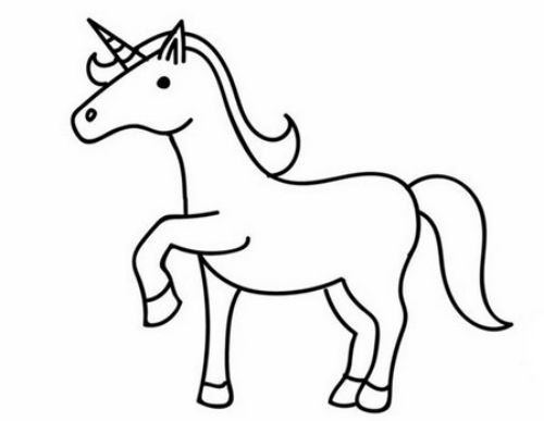 可爱梦幻独角兽简笔画画法 公主独角兽简笔画怎么画