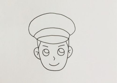 我心目中的交警简笔画怎么画 带颜色交警简笔画教程