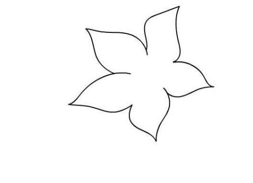 紫茉莉儿童画怎么画 简单紫茉莉简笔画步骤