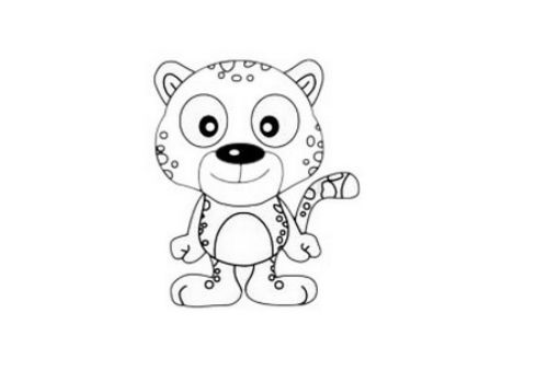 凶猛简单豹子简笔画教程 简单豹子简笔画怎么画