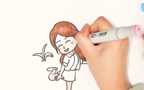踢毽子简笔画儿童画教程 小女孩踢毽子简笔画怎么画