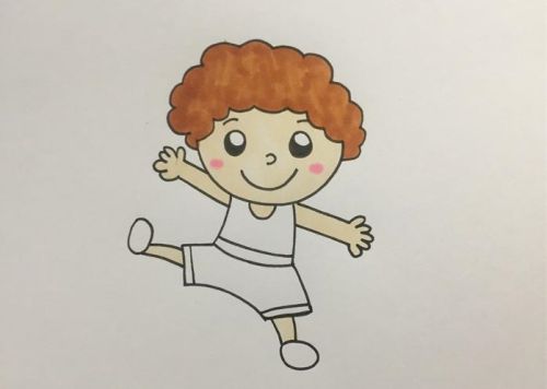 彩色帅气小男孩简笔画怎么画 小男孩简笔画可爱又简单