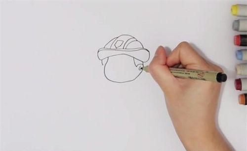 扑火消防员简笔画教程 侧面消防员简笔画怎么画