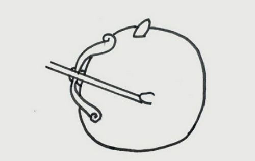 q版十二星座射手座简笔画怎么画 卡通十二星座射手座简笔画绘画步骤