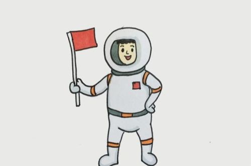 宇航员简笔画简笔画怎么画 可爱卡通宇航员简笔画教程