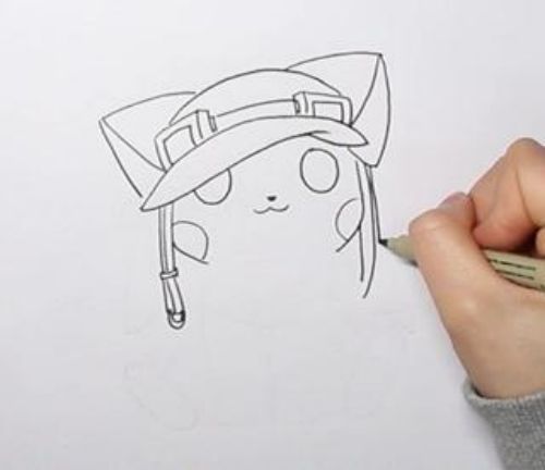 最萌皮卡丘简笔画怎么画 简单又可爱皮卡丘简笔画步骤教程