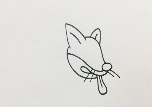 霸气狼简笔画怎么画简单 可爱帅气狼简笔画绘画步骤画法