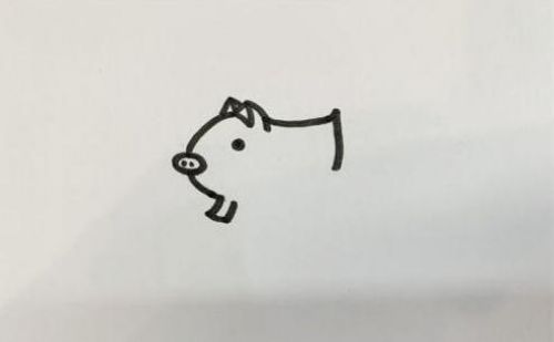 可爱小猪简笔画怎么画 简单呆萌小猪简笔画教程